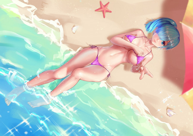 Обои картинки фото аниме, re,  zero kara hajimeru isekai seikatsu, рем