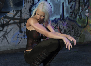 Картинка 3д+графика люди+ people фон взгляд девушка