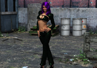 Картинка 3д+графика люди+ people фон девушка взгляд