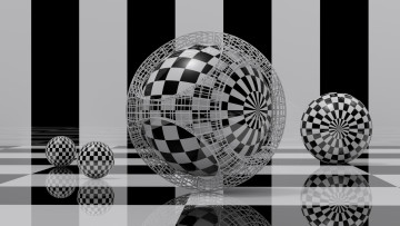 Картинка 3д+графика шары+ balls фон шары