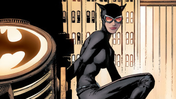 Картинка рисованное комиксы catwoman