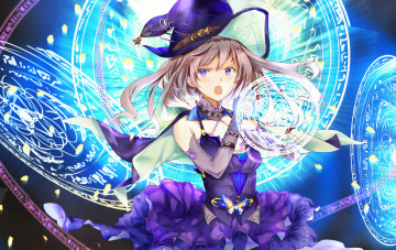 Картинка аниме магия +колдовство +halloween mosta