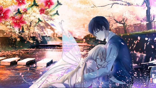 Обои картинки фото аниме, shigatsu wa kimi no uso, твоя, апрельская, ложь