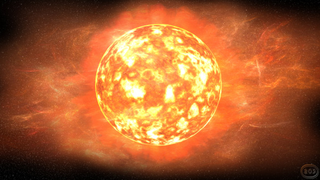 Обои картинки фото космос, солнце