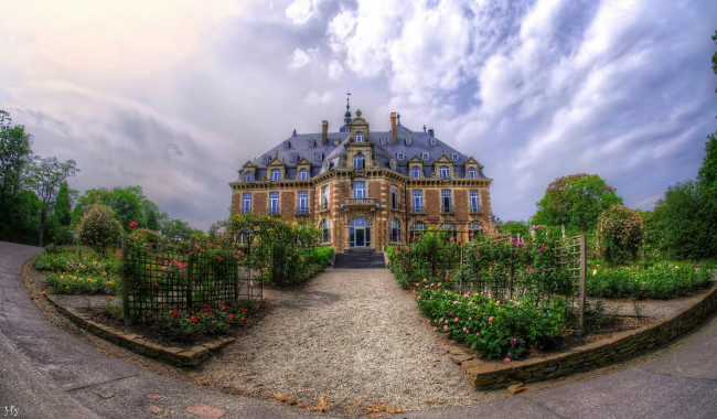 Обои картинки фото ch&, 226, teau de namur, города, - здания,  дома, парк, отель