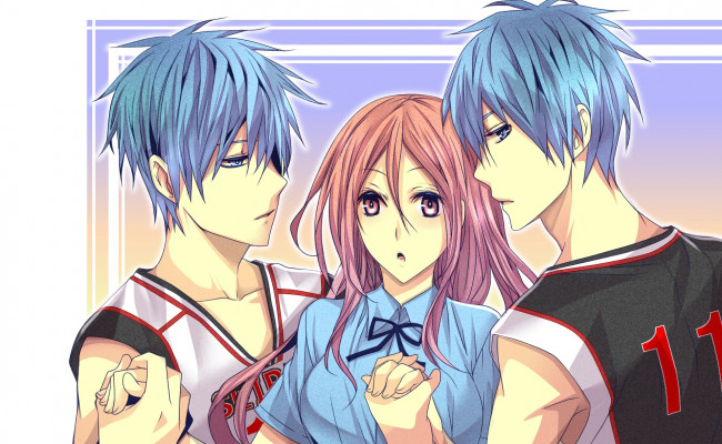 Обои картинки фото аниме, kuroko no baske, парни, баскетбол
