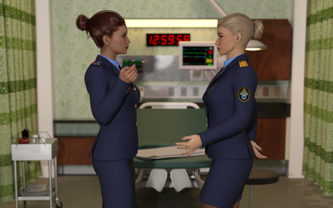 Обои картинки фото she wolf, 3д графика, люди , people, фон, взгляд, девушки