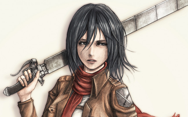 Обои картинки фото аниме, shingeki no kyojin, атака, титанов