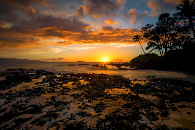 Обои картинки фото природа, восходы, закаты, простор