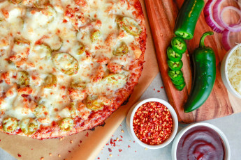 Картинка еда пицца перец