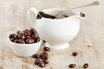 Картинка еда конфеты +шоколад +сладости шоколад соусник ложка плошка