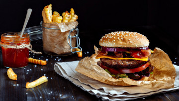 Картинка еда бутерброды +гамбургеры +канапе гамбургер