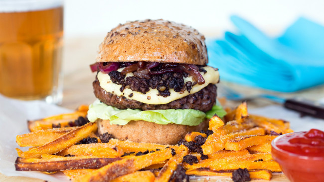 Обои картинки фото еда, бутерброды,  гамбургеры,  канапе, гамбургер