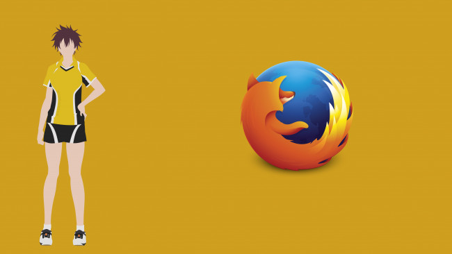 Обои картинки фото компьютеры, mozilla firefox, фон, логотип