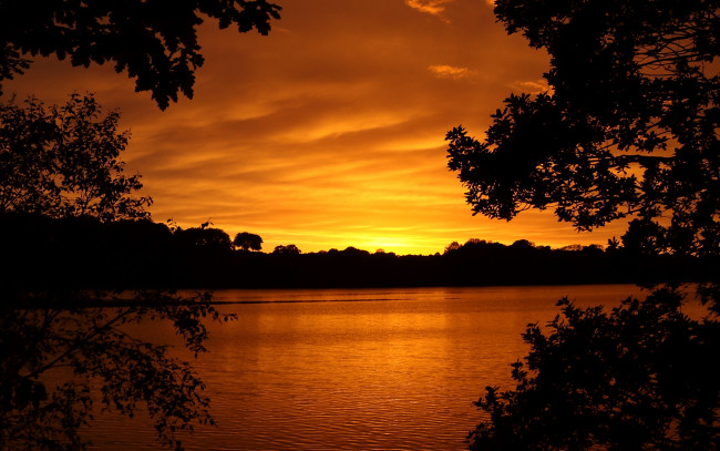 Обои картинки фото природа, восходы, закаты, закат