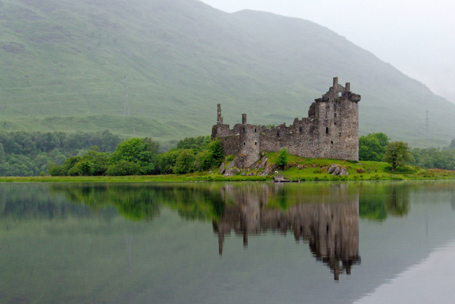 Обои картинки фото kilchurn castle,  scotland, города, замки англии, scotland, kilchurn, castle