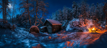 Картинка природа зима простор