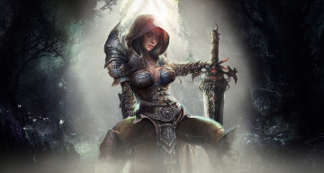 Картинка фэнтези девушки девушка меч искусство