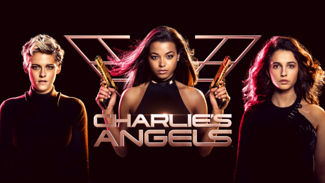 Обои картинки фото charlie`s angels , 2019, кино фильмы, кристен, стюарт, комедия, боевик, ангелы, чарли, постер, элла, балинска, наоми, скотт