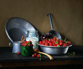 Картинка еда клубника +земляника