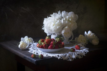 Картинка еда клубника +земляника