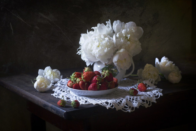 Обои картинки фото еда, клубника,  земляника