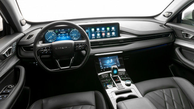 Обои картинки фото автомобили, спидометры, торпедо, chery