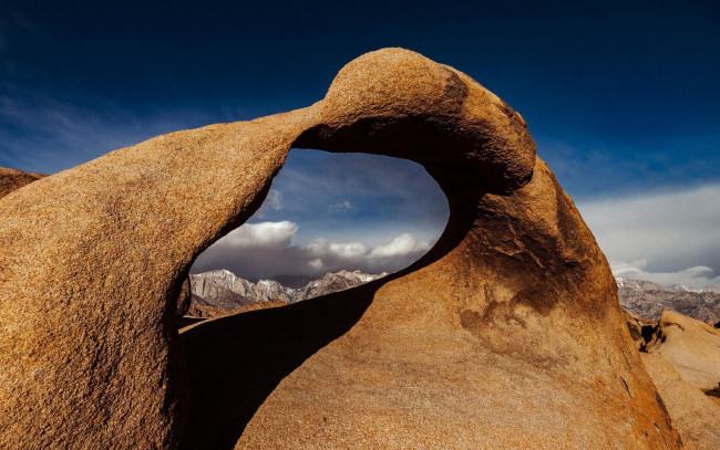 Обои картинки фото mobius arch, alabama hills, california, природа, горы, mobius, arch, alabama, hills