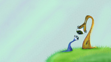 обоя фэнтези, существа, глазки