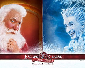 обоя the, santa, clause, escape, кино, фильмы