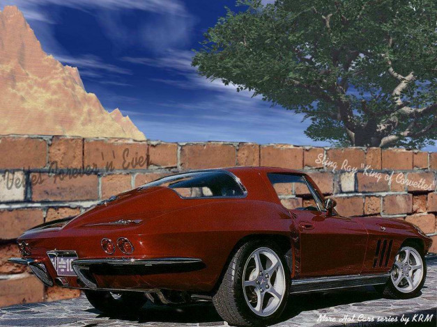 Обои картинки фото автомобили, corvette