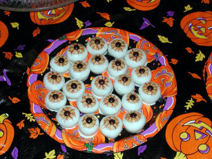 Картинка угощение на хэллоуин еда конфеты шоколад сладости