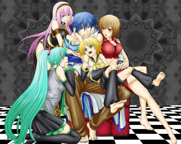 Обои картинки фото аниме, vocaloid