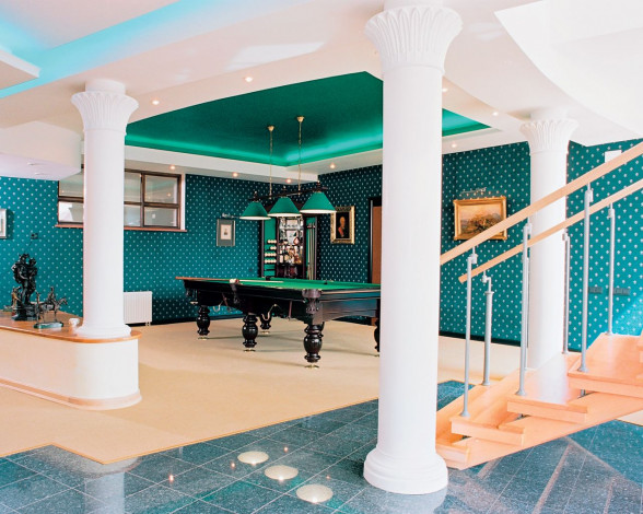 Обои картинки фото интерьер, бильярдная