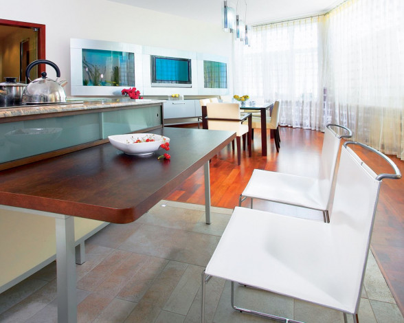 Обои картинки фото интерьер, столовая