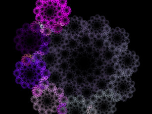 Картинка 3д графика fractal фракталы тёмный узор