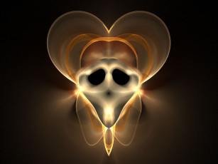 Картинка 3д графика fractal фракталы узор тёмный