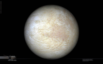 обоя космос, спутники, сатурна, европа, безконечность, тёмный, планета