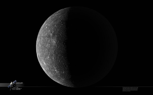 Обои картинки фото космос, меркурий, безконечность, тёмный, планета