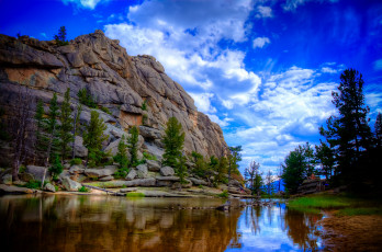 Картинка природа реки озера скалы океан