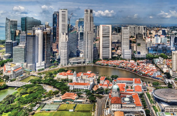 Картинка города сингапур панорама