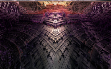 Картинка 3д графика fractal фракталы узор фон