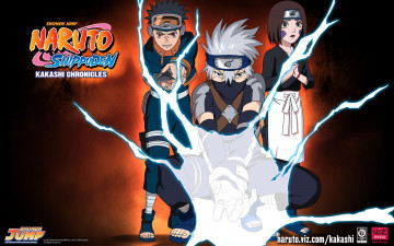 Картинка аниме naruto обито команда минато какаши рин