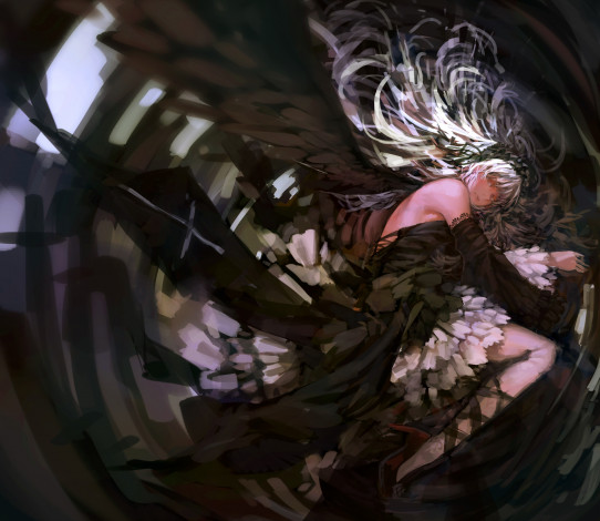 Обои картинки фото аниме, rozen, maiden, suigintou