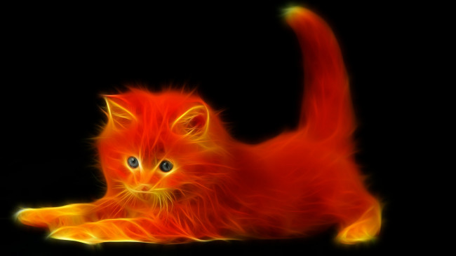 Обои картинки фото разное, компьютерный, дизайн, красивый, рыжий, красное и черное