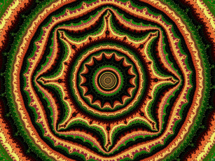 Картинка 3д+графика фракталы+ fractal узор фон цвета