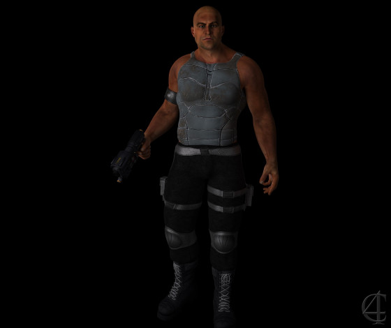 Обои картинки фото 3д графика, люди , people, фон, взгляд, мужчина