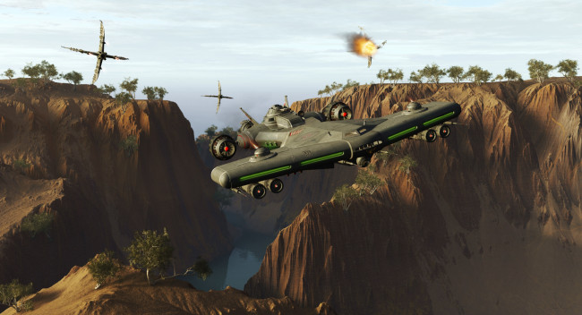 Обои картинки фото 3д графика, фантазия , fantasy, полет