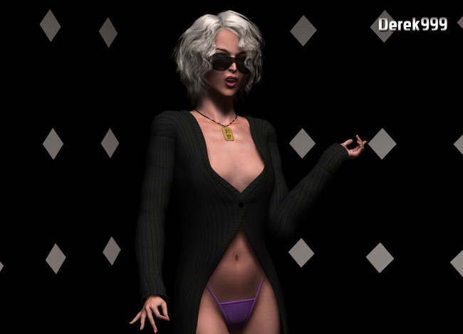 Обои картинки фото 3д графика, люди , people, взгляд, девушка, фон