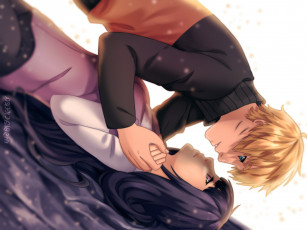 Картинка разное арты арт романтика хината наруто девушка